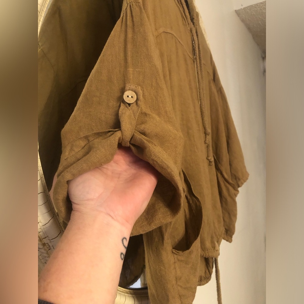🤎100 LINEN TOP - Picture 11 of 14